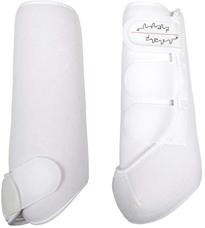 Eskadron Gamaschen Pro Dressage (Hinten) weiß, Warmblut