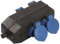 as - Schwabe 60600 - Regleta de 4 enchufes para construcción (sin cable, IP20, uso en interior)