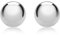 CARISSIMA Damen 5 mm Ball Ohrstecker 18k (750) Weißgold