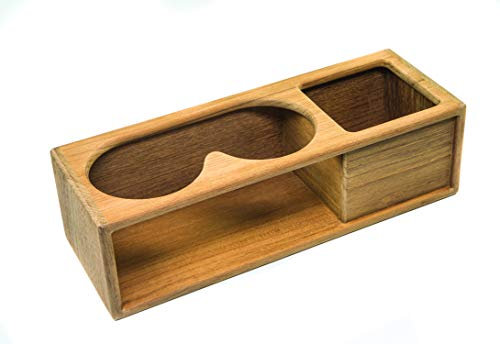 Whitecap Teak 2 Insulated Drink/Binocular Rack with Tray