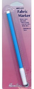 Premium Hemline Blue Wipe Off/Wash Out Fabric Marker Pen