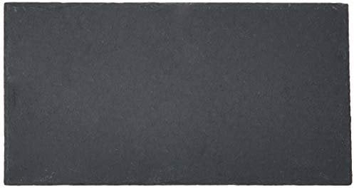 Genware NEV-SLTN-2513 Natural Edge Slate Platter, 25 cm x 13 cm