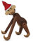 Kay Bojesen Zipfelmütze klein Figuren 10 cm Weihnachtsdekoration, rot