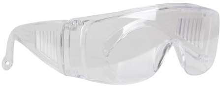 Blackrock Over Safety Glasses, Polycarbonate, Brow Guard, Vent Shields | for Work, PPE, Protective, Fit Over Safety Glasses, EN166