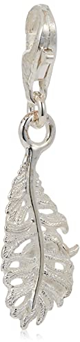 Thomas Sabo Damen Charm-Anhänger Feder 925er Sterling Silber 0775-001-12