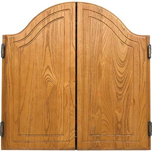 Action Gewölbte Eiche Dart Board Schrank