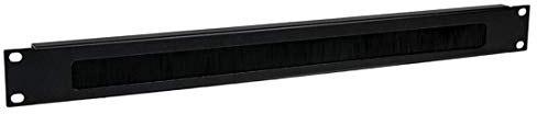 StarTech.com 1U High-density Brush Strip Cable Management Panel - Sturdy Steel Horizontal Data Centre Cable Management Panel (CMBRUSH1U)