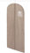 Compactor Clothes Cover Bag, Long Length for Dresses and Coats, Zip Closure, Anti-Dust, Rivoli Range, Brown/White, 60 x 137 cm, RAN4391_BROWN