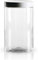 Cremedosen 5 x PET Schraubdose 1000ml klar/transparent inkl. Schraubverschluss mit Dichtungsscheibe *Schraubdose, Schraubdeckeldose, Allzweckdose, Haushaltsdose, Salbendose, Kunststoffdose*