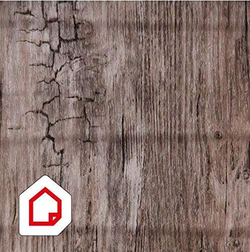 d-c-fix Plastic Self-Adhesive Contact Paper Wood Decor Vinyl Fablon Sticker Wallpaper for Kitchen Furniture Living Room Rustic 900mm/m