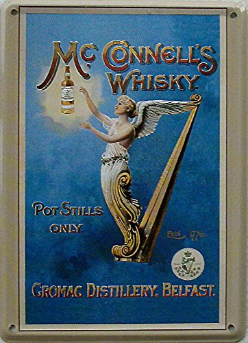 Mini-Blechschild McConnell´s Whisky, 8 x 11 cm