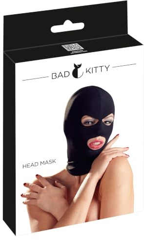 Bad Kitty Exotic Wear Kopfmaske schwarz