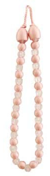 Alan Symonds Earle Beaded Rope Curtain Tie Back, Pink