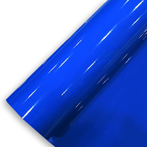 Könighaus (8,68€/m2) Blau Metallic Matt Autofolie 100 x 152 cm blasenfrei mit Anleitung