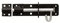 Carlisle IPB200EXB/BP Cadenas en laiton Noir