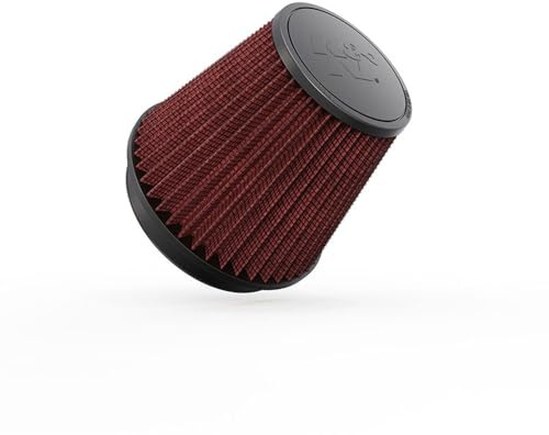 K&N Universal Clamp-On Air Filter: High Performance, Premium, Washable, Replacement Engine Filter: Flange Diameter: 6 In, Filter Height: 6.5 In, Flange Length: 1 In, Shape: Round Tapered, RF-1042