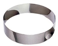 Gobel 865040 Cercle à Mousse Emporte-Pièce Inox Hauteur 4,5 cm Ø 16 cm, Argenté