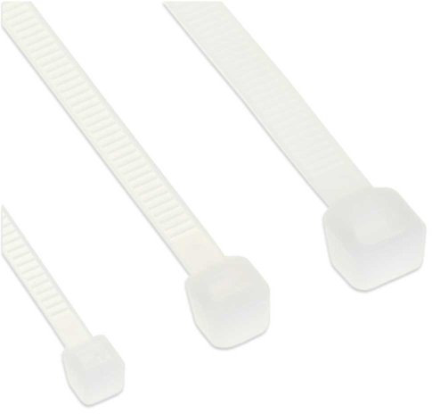 Kabelbinder Set 10 Stück 100mm - natur