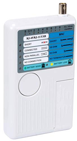 VELLEMAN - VTLAN7 Netzwerk Kabeltester, 685114