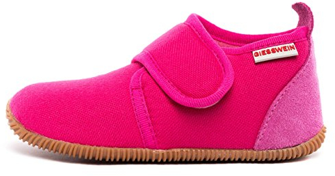 GIESSWEIN Strass - Slim Fit, Hohe Hausschuhe Unisex Kinder, Himbeer 364, 23 EU