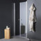 Kiamami Valentina Porte Anti-Panique pour Douche encastrée 90 cm avec Ouverture à charnière | Saloon