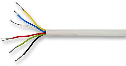 Pro Power ALARM CABLE 6 CORE WHITE 100M PP6C