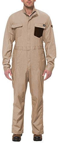 Caterpillar Feuerbeständiger, Leichter Twill-Overall, 184 g. - Beige - 60 DE/Hoch