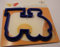 Stampo per uova al tegamino - locomotiva - 100% silicone - 14,5 cm x 12 cm