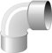 Coudes PVC 87°30 personnalisables First Plast-Male-Femelle-100mm