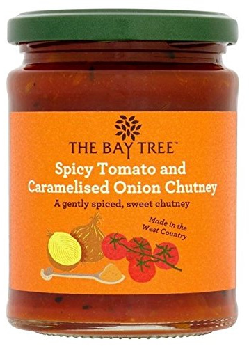 The Bay Tree Spicy Tomato & Caramelised Onion Chutney 285g - Pack of 2