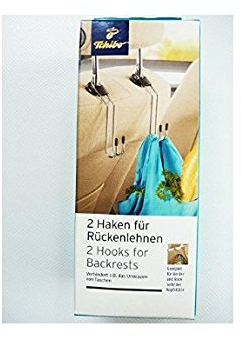 Tchibo 2 x Haken für Rückenlehnen f. Auto/PKW - Befestigung an Kopfstützen Neu !