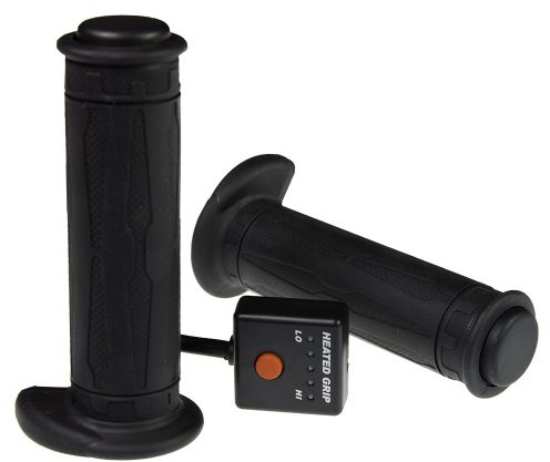 Noname 315-607 Heizgriffe offenes Ende für 22 mm Lenker, elektronischer Schalter mit 5 Stufen
