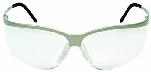 3M Metaliks Sport Safety Glasses, Metal Frame, Anti-Scratch / Anti-Fog, Clear Lens, 71461-00001