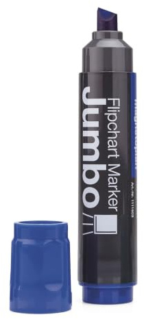 magnetoplan 1111503 Permanent Jumbo Marker, blau