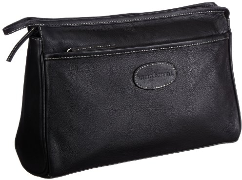 Bruno Banani Wash_bag_2 C 320.837 Unisex-Erwachsene Handgelenkstaschen 31x20x9 cm (B x H x T), Schwarz (schwarz)