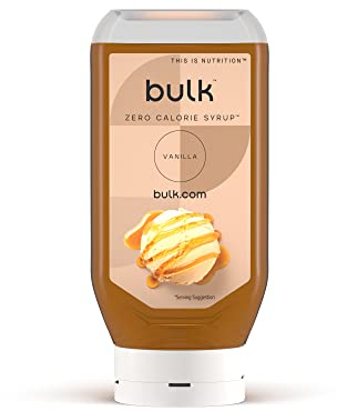 Bulk Sirop Zèro Calorie, Vanille, 400 ml