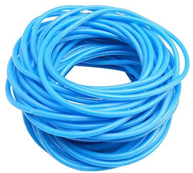 keland 50P Gummy Silicone Bracelets Bracelets Bracelets Shag Caoutchouc Gummies Bracelets Bracelets (bleu)