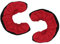 A & R Sports tuffterrys Hockey Blade, klein, rot