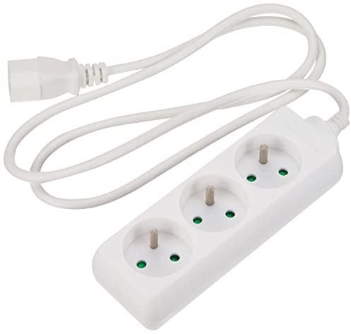 Neklan 2020261 Multiprise onduleur 3 prises Blanc