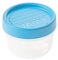 TATAY Boîte Alimentaire, Hermétique, Capacité de 0.2 L, Couvercle à vis, sans BPA, passe au micro-ondes et au lave-vaisselle, Bleue. Dimension: 8,5 x 8,5 x 6 cm