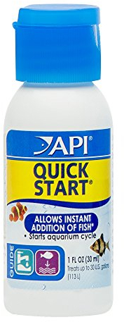 API QUICK START Freshwater and Saltwater Aquarium Nitrifying Bacteria 30 ml Bottle