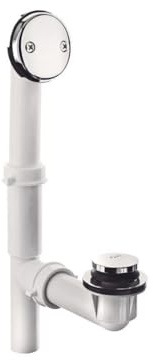 DANCO Touch-Toe Tub and Bath Drain Kit, Chrome, 1-Pack (51930)