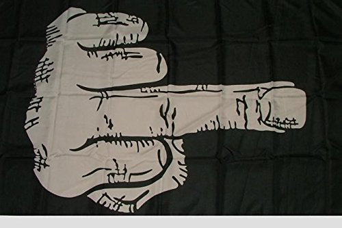 U24 Flagge Fahne Stinkefinger 90 x 150 cm