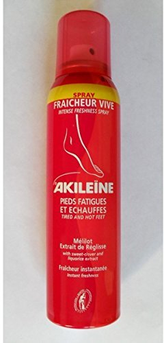 AKILEINE - Soins Pieds - pieds fatigués et échauffés spray - 150ml