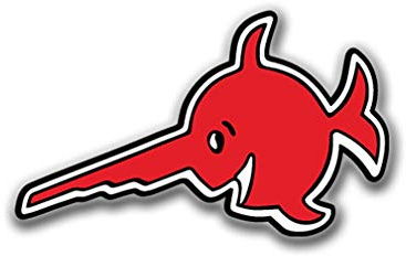 Aufkleber/Sticker Alfashirt Sägefisch U Boot 96 Logo Schwertfisch 7x4cm #A676