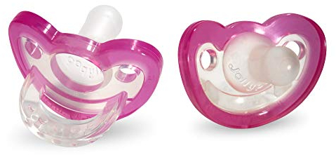 JollyPop+ PLUS+ Pacifier Unscented - Pink by JollyPop