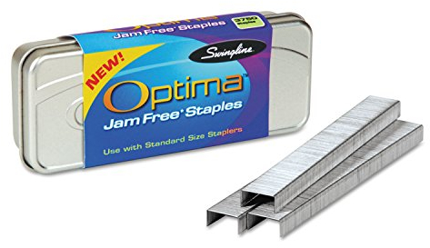 Swingline Staples, Premium for Desktop Staplers, 1/4 Length, 210/Strip, 3750/Box, Jam Free, Optima (35556)