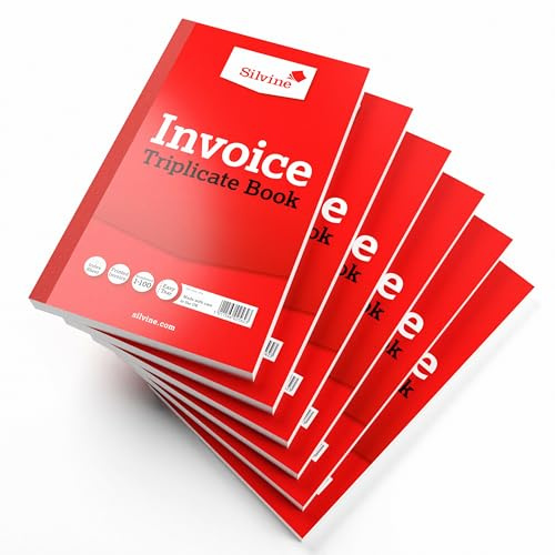 Silvine Duplicate Cash Receipt Book - 30 Receipts per Book, Gummed (63 x 105mm)