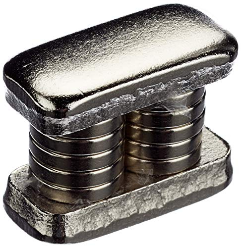 N42 Neodymium Countersunk Magnet for Arts, Crafts, Furniture Fixings, DIY, Hobbies and Science - 10mm dia x 2mm thick x 3mm c/sink - 1.2kg Pull - North - Pack of 10