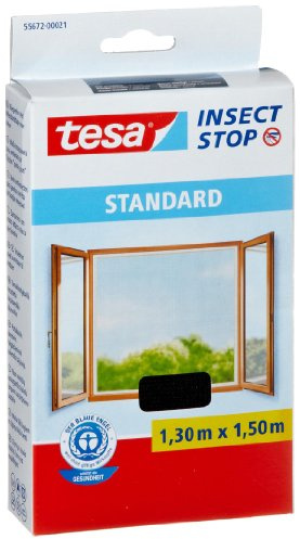 tesa Standard Quality Anthracite Transparent Window Fly Screen 1.3m x 1.5m